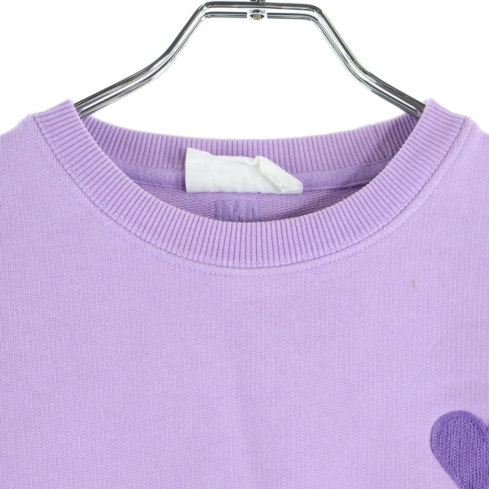 ami paris(アミパリス) ハートロゴ スウェットシャツ トレーナー パープル E21HJ028 747