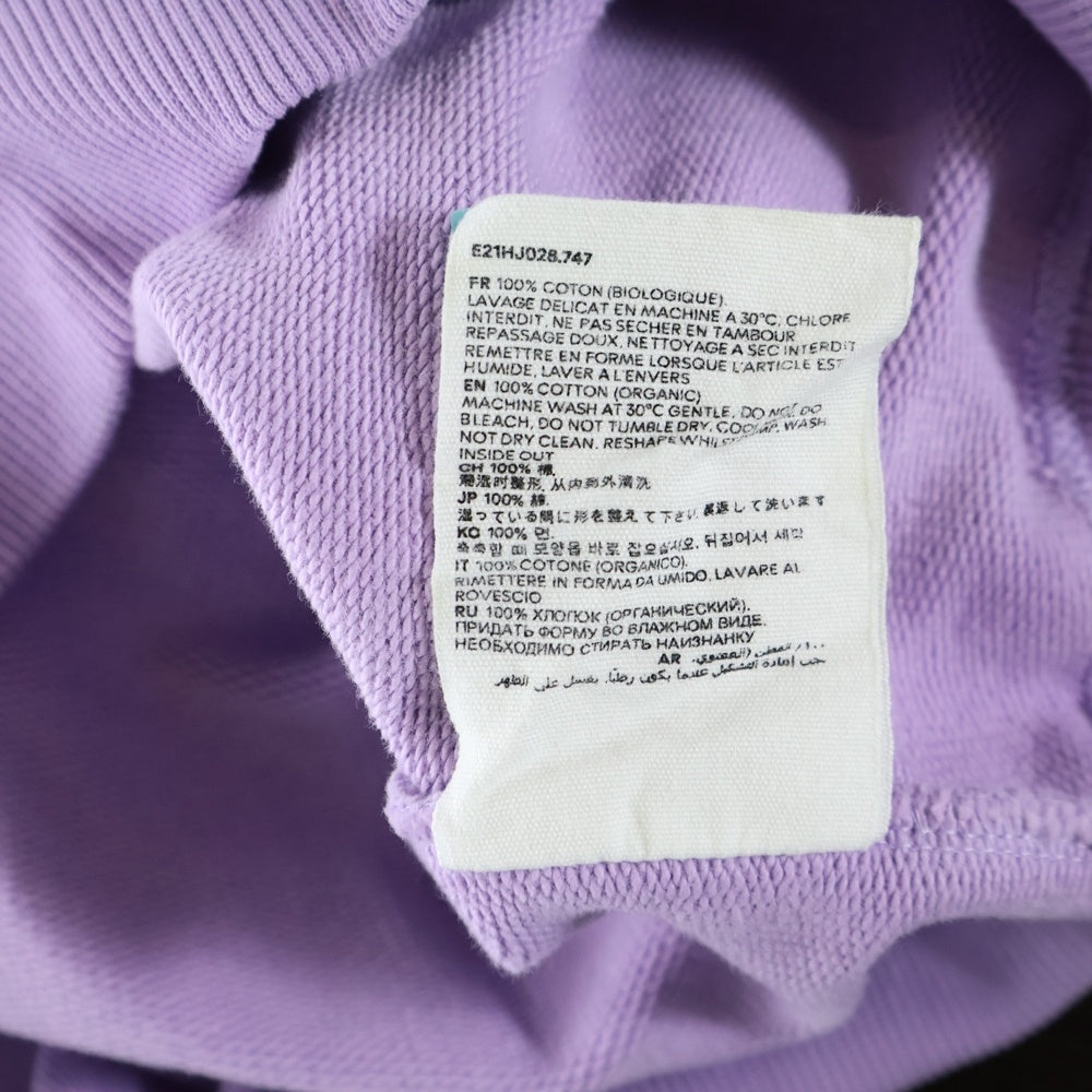 ami paris(アミパリス) ハートロゴ スウェットシャツ トレーナー パープル E21HJ028 747