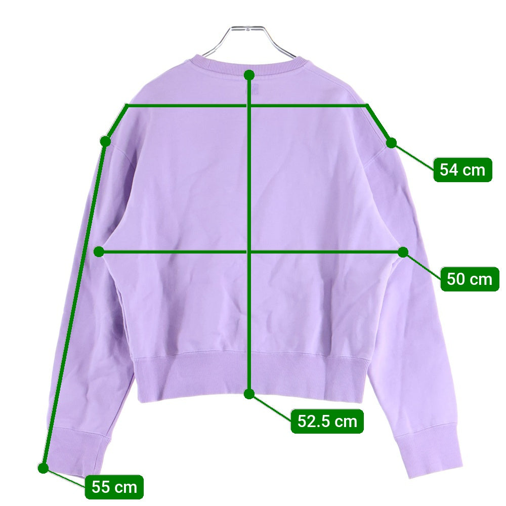 ami paris(アミパリス) ハートロゴ スウェットシャツ トレーナー パープル E21HJ028 747