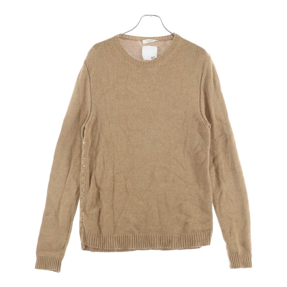 VALENTINO(ヴァレンティノ) ロックスタッズ クルーネックニットセーター ベージュ LV3KC13Z3NJ