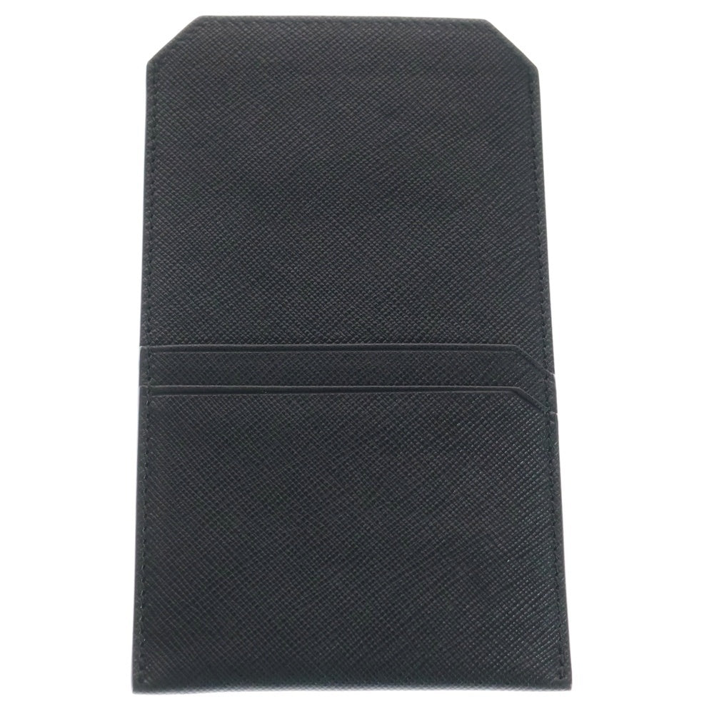 PRADA(プラダ) サフィアーノ レザートラベルケース カードケース ブラック 2ZH004 レディース