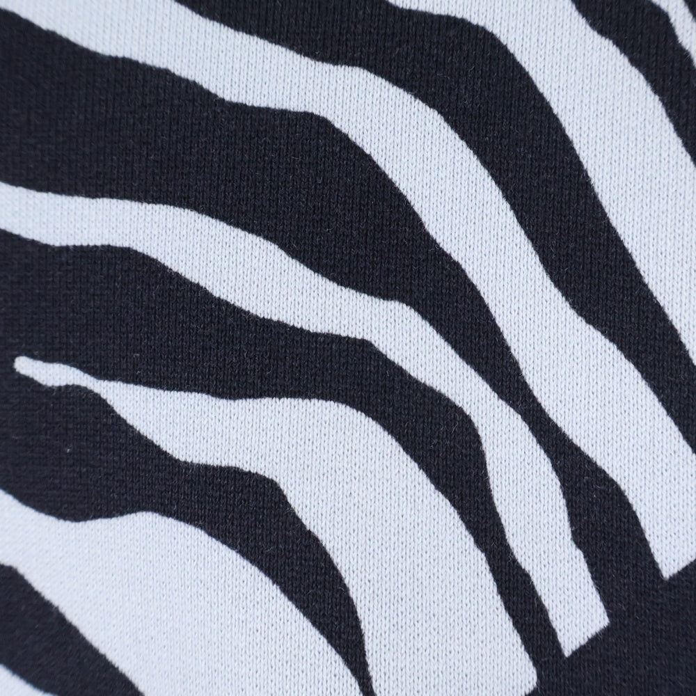 DOLCE & GABBANA(ドルチェアンドガッバーナ) Zebra Palm Tree Print Sweatshirt ゼブラパームツリープリントスウェットシャツ ブラック/ホワイト G9IE3T