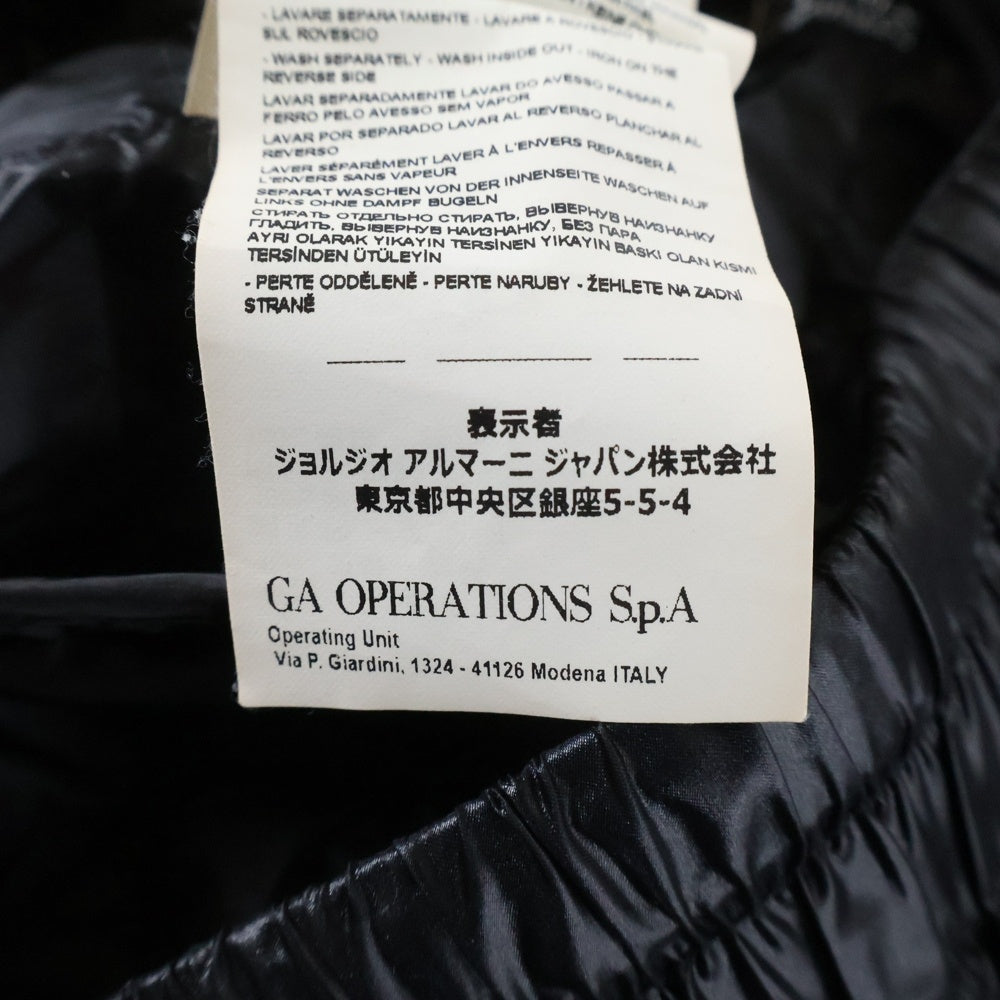 EMPORIO ARMANI(エンポリオアルマーニ) NYLON TRACK PANTS ナイロン トラックパンツ ブラック 6G1PR5 1NIHZ