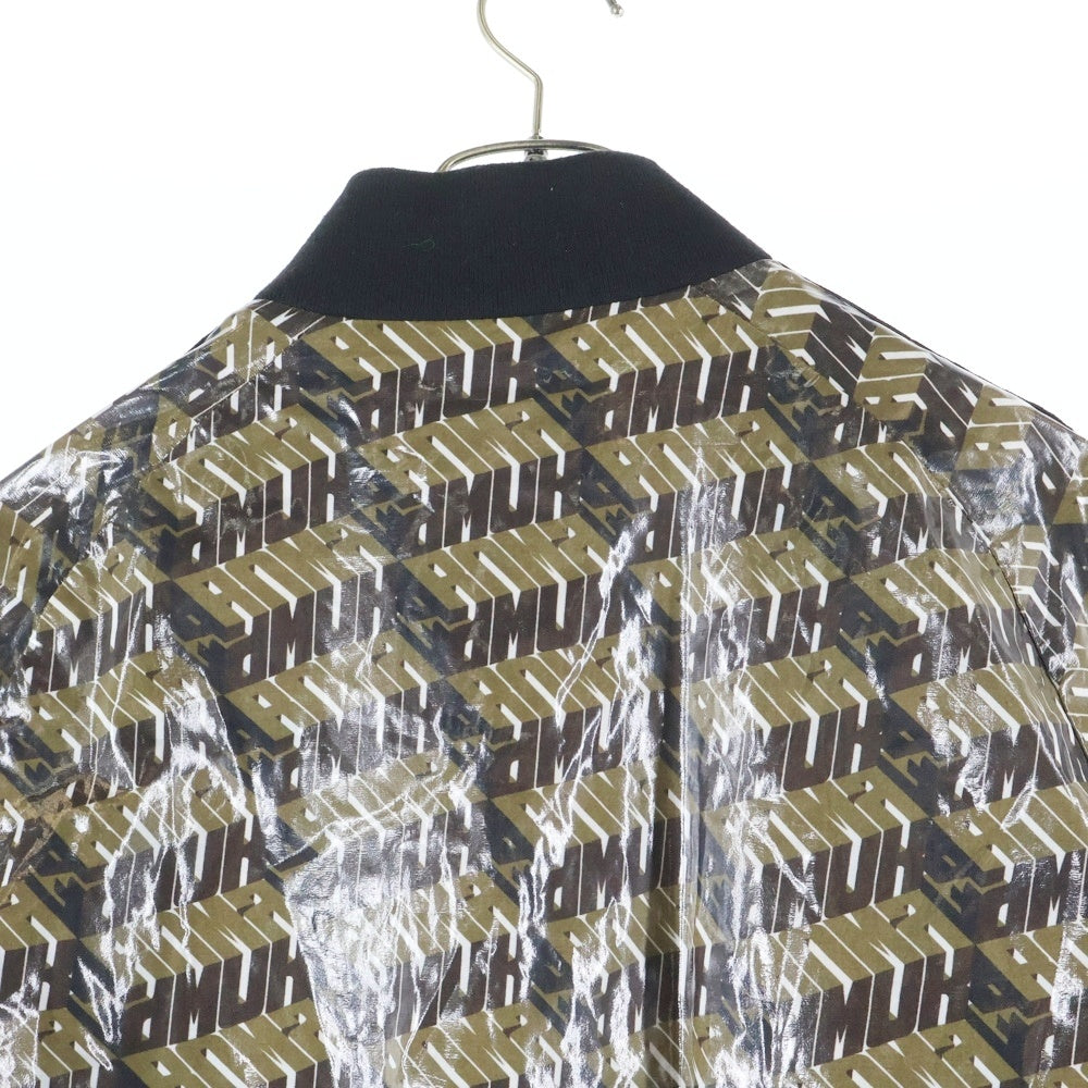 FENDI(フェンディ) BLUSON JACKET ブルゾンジャケット 総柄 FFストライプ ブラウン/ブラック FW0126 A901