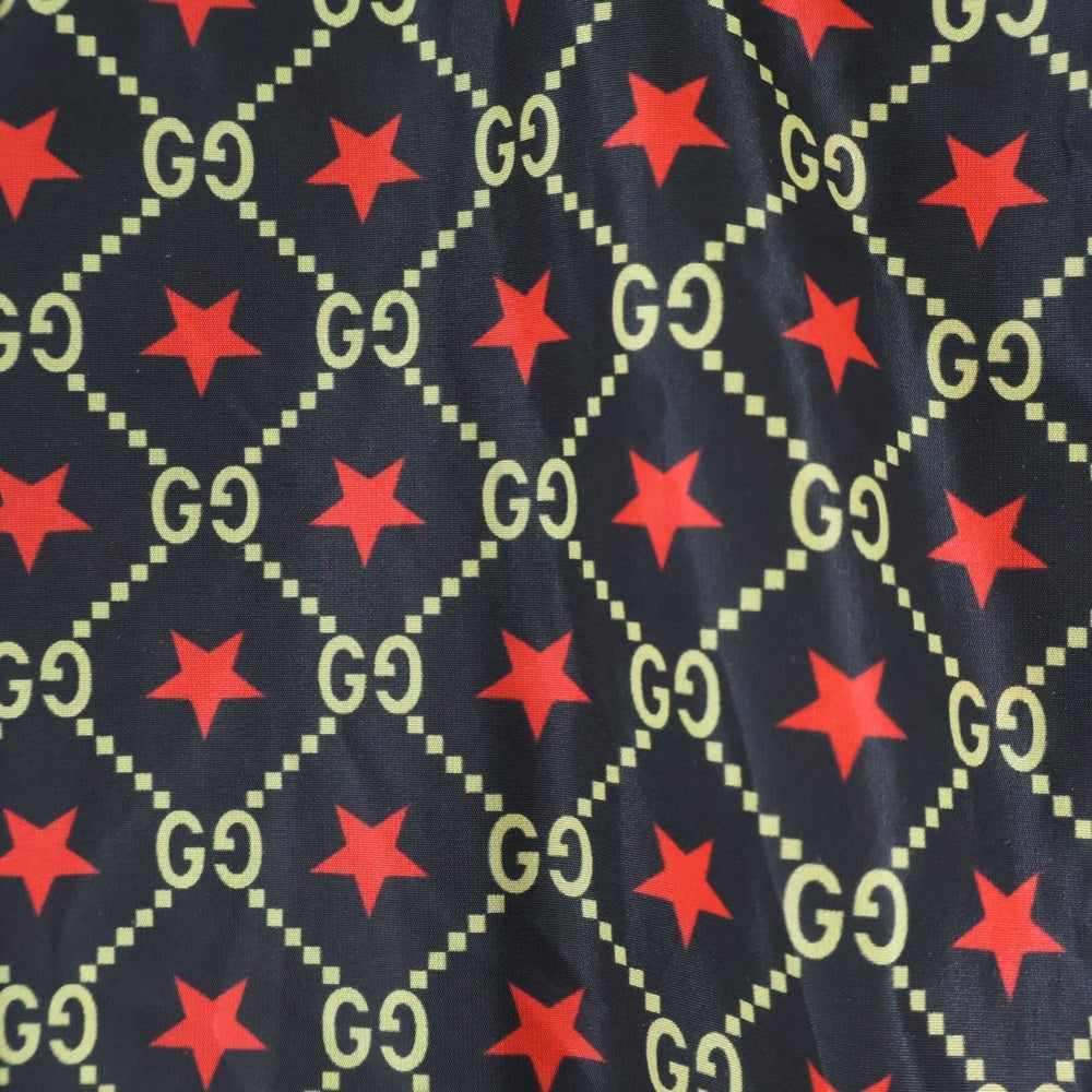 GUCCI(グッチ) GGスター ウインドブレイカー 総柄ジャケット レッド/ブラック 574201 ZABVU