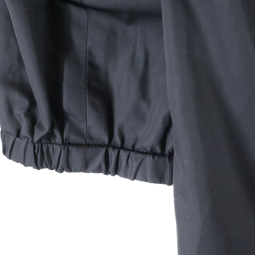 FENDI(フェンディ) NYLON LONG COAT 総柄 ナイロンロングコート ブラック/グレー FAA691