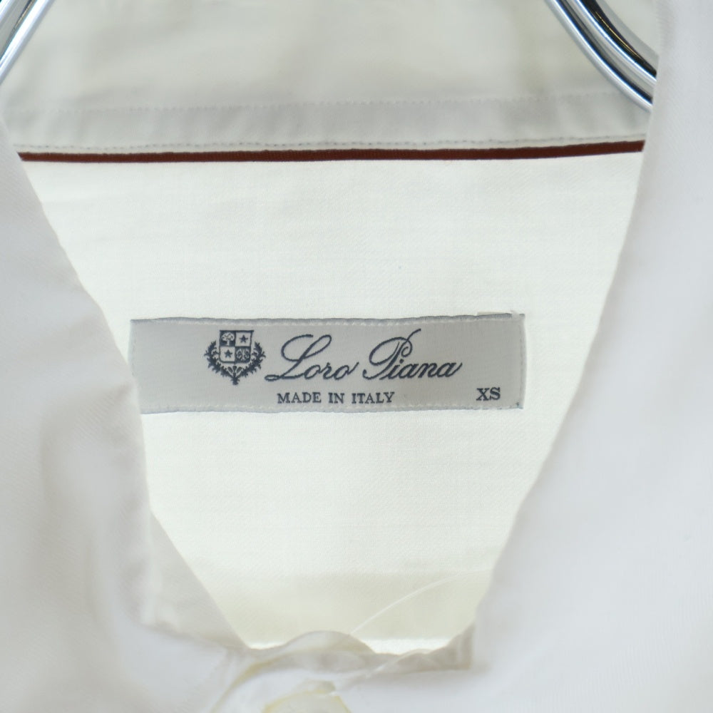 Loro Piana(ロロピアーナ) COTTON SHIRTS コットン 長袖シャツ ホワイト MAA9355