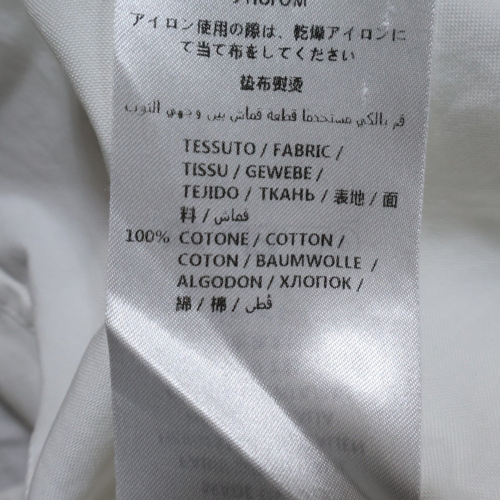 GUCCI(グッチ) 19AW シンボルズ ネック スネーク刺繍 長袖シャツ ホワイト 523500 Z341L