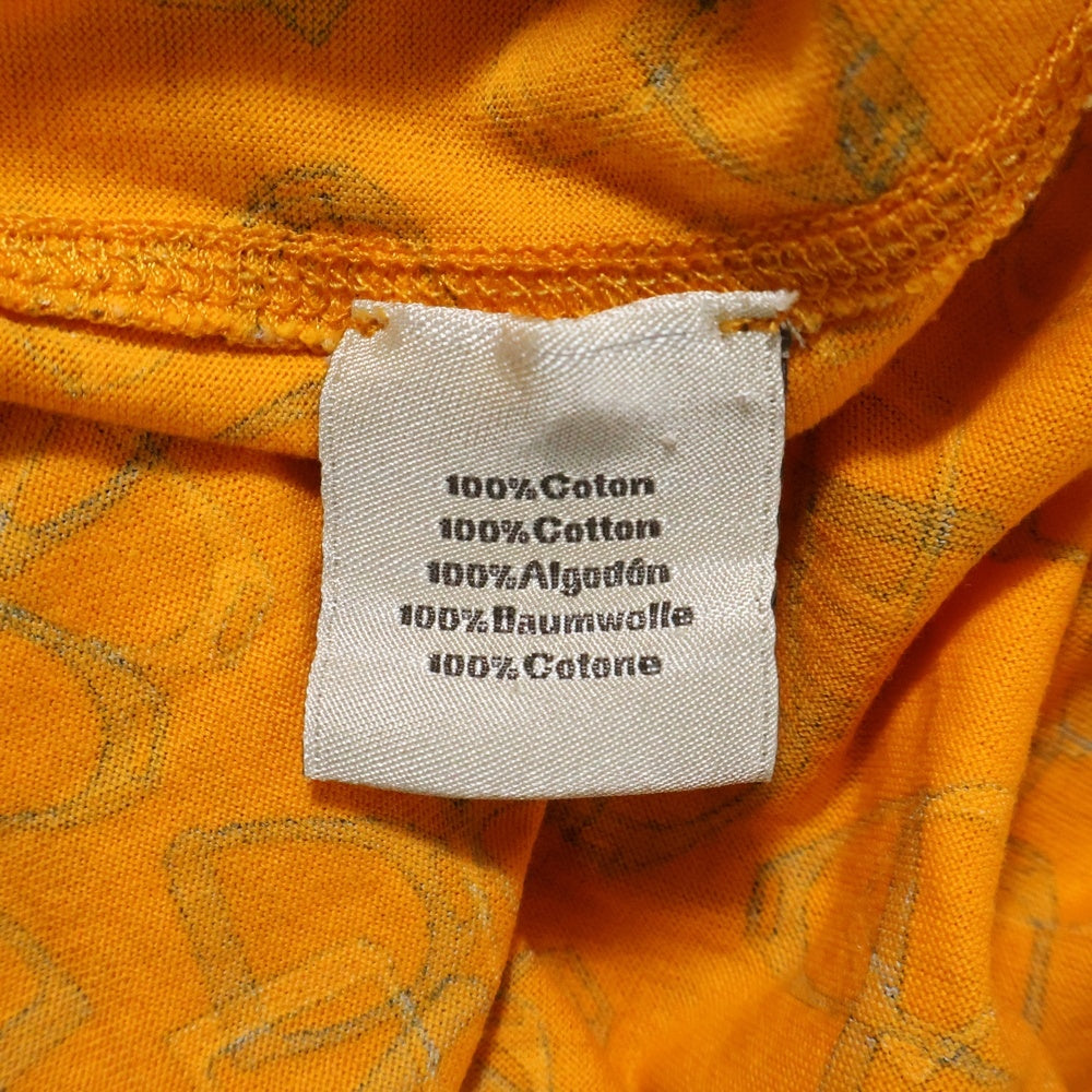 HERMES(エルメス) ラビリンス ホースビット 総柄 半袖Tシャツ カットソー オレンジ