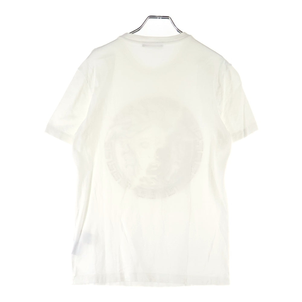 VERSACE(ヴェルサーチ) ラインストーンデザイン 半袖Tシャツ カットソー ホワイト