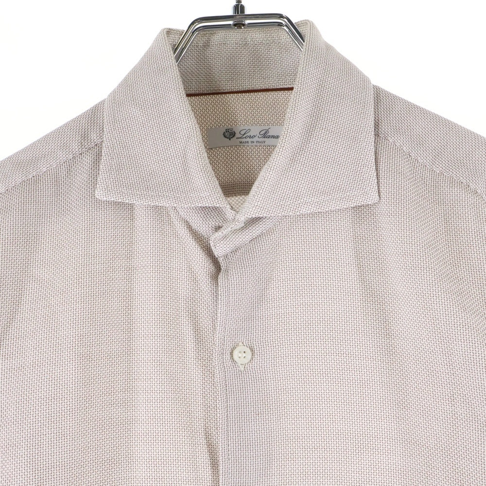 Loro Piana(ロロピアーナ) COTTON SHIRTS コットン 長袖シャツ ベージュ FAI4963