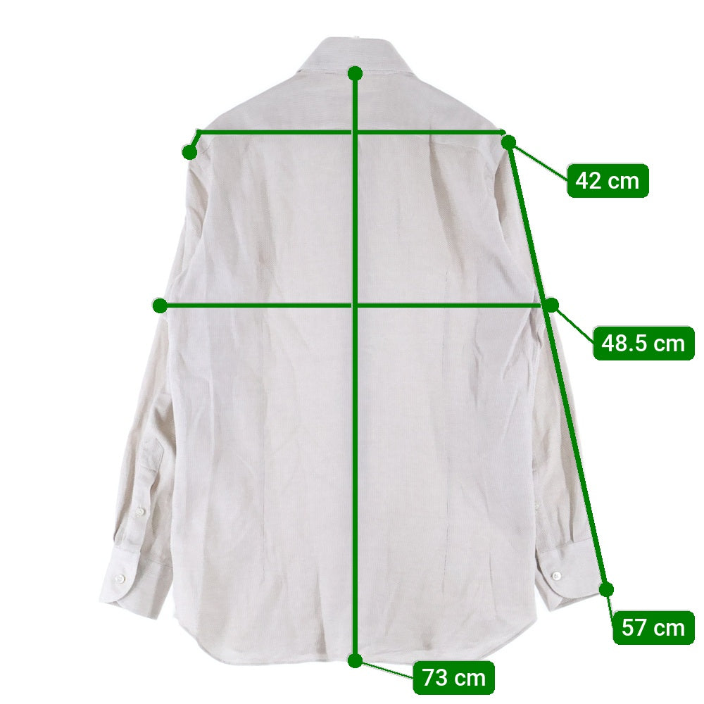 Loro Piana(ロロピアーナ) COTTON SHIRTS コットン 長袖シャツ ベージュ FAI4963