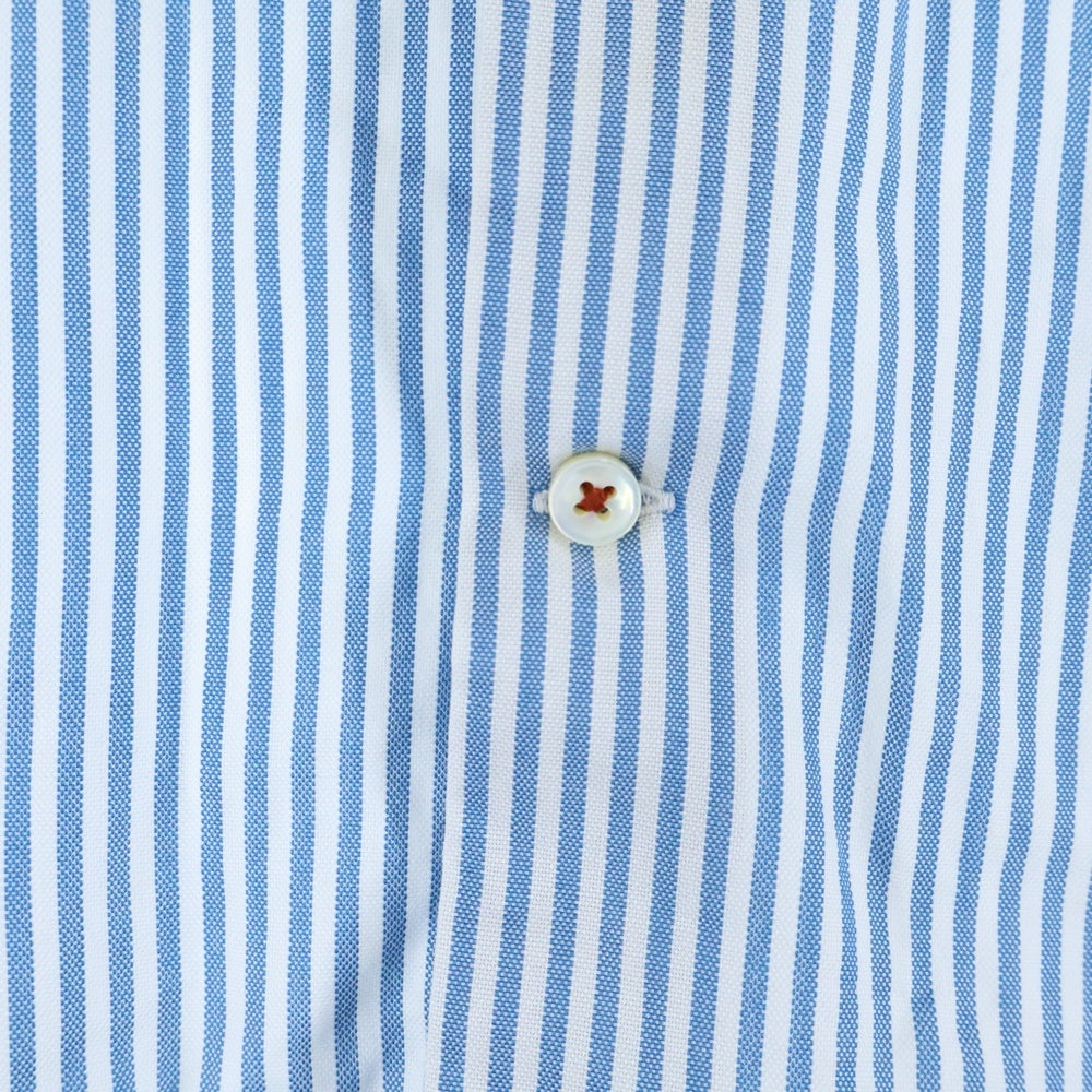 Loro Piana(ロロピアーナ) COTTON STRIPED SHIRTS コットン ストライプ 長袖シャツ ブルー/ホワイト FAI4991