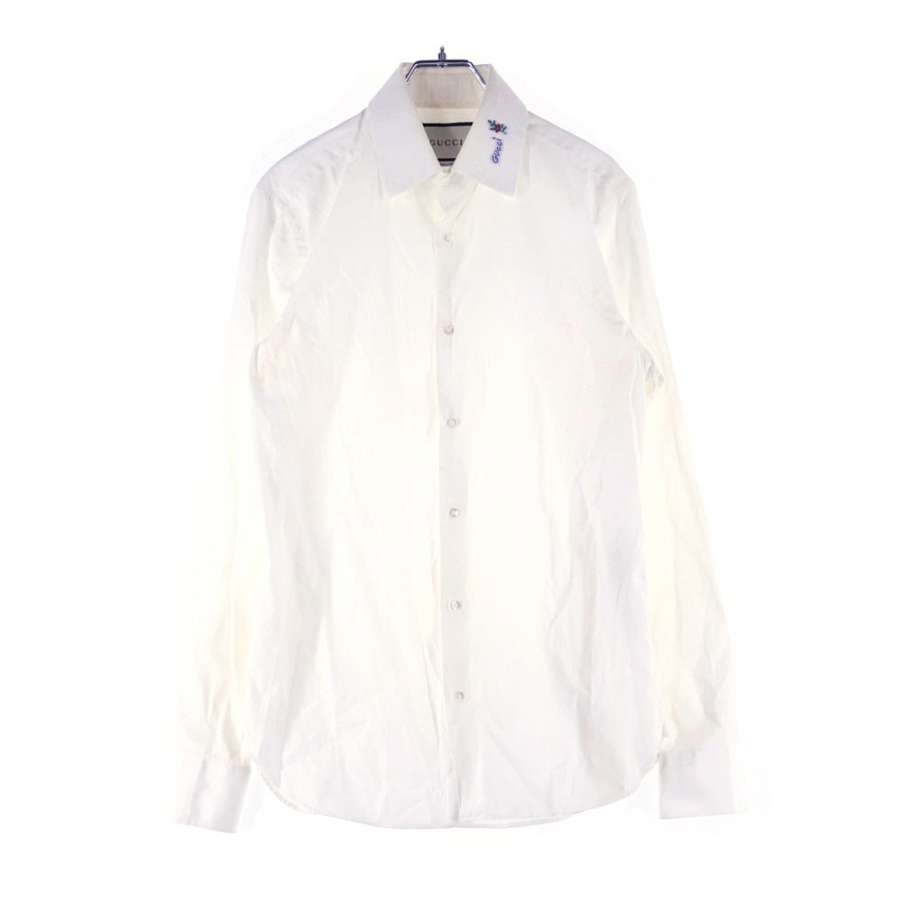 GUCCI(グッチ) Flower Cut Silk Shirt フラワーカット シルク 長袖