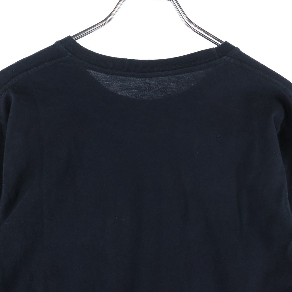 CHROME HEARTS(クロムハーツ) OLD CH L/S T-SHIRT 袖プラスプリント 長袖Tシャツ ロンT ブラック