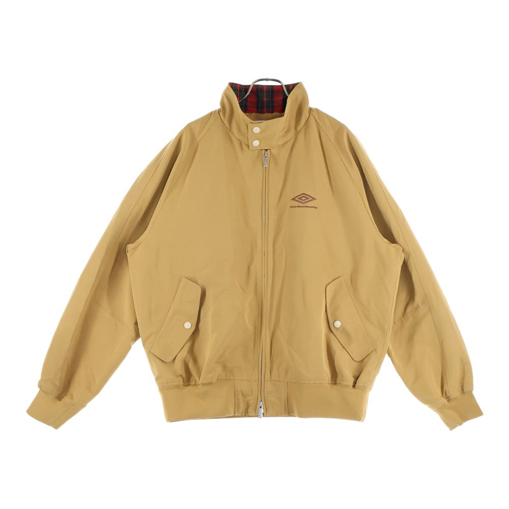 White Mountaineering(ホワイトマウンテニアリング) 25SS ×UMBRO HARRINGTON JACKET ×アンブロ ハリントン ダブルジップ ブルゾン ジャケット ブラウン WM2571202