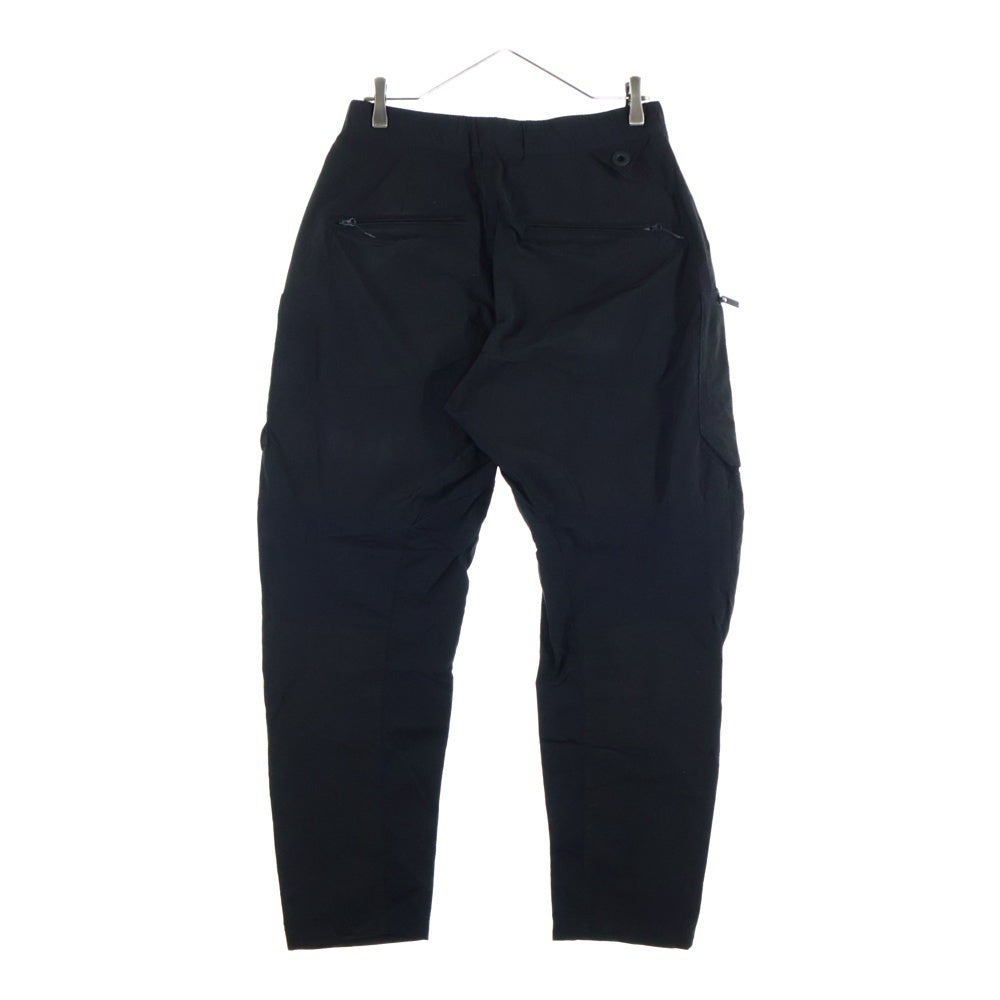 White Mountaineering(ホワイトマウンテニアリング) 25SS MOTERCYCLE PANTS モーターサイクル フロント ジップ ポケット パンツ ブラック BK2571401
