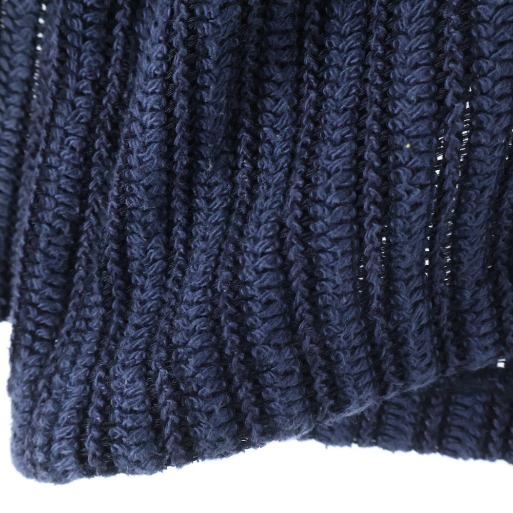 White Mountaineering(ホワイトマウンテニアリング) 25SS RASCHEL SHIRTING PULLOVER ラッセル シャーティング プルオーバー ニットセーター ネイビー WM2571510