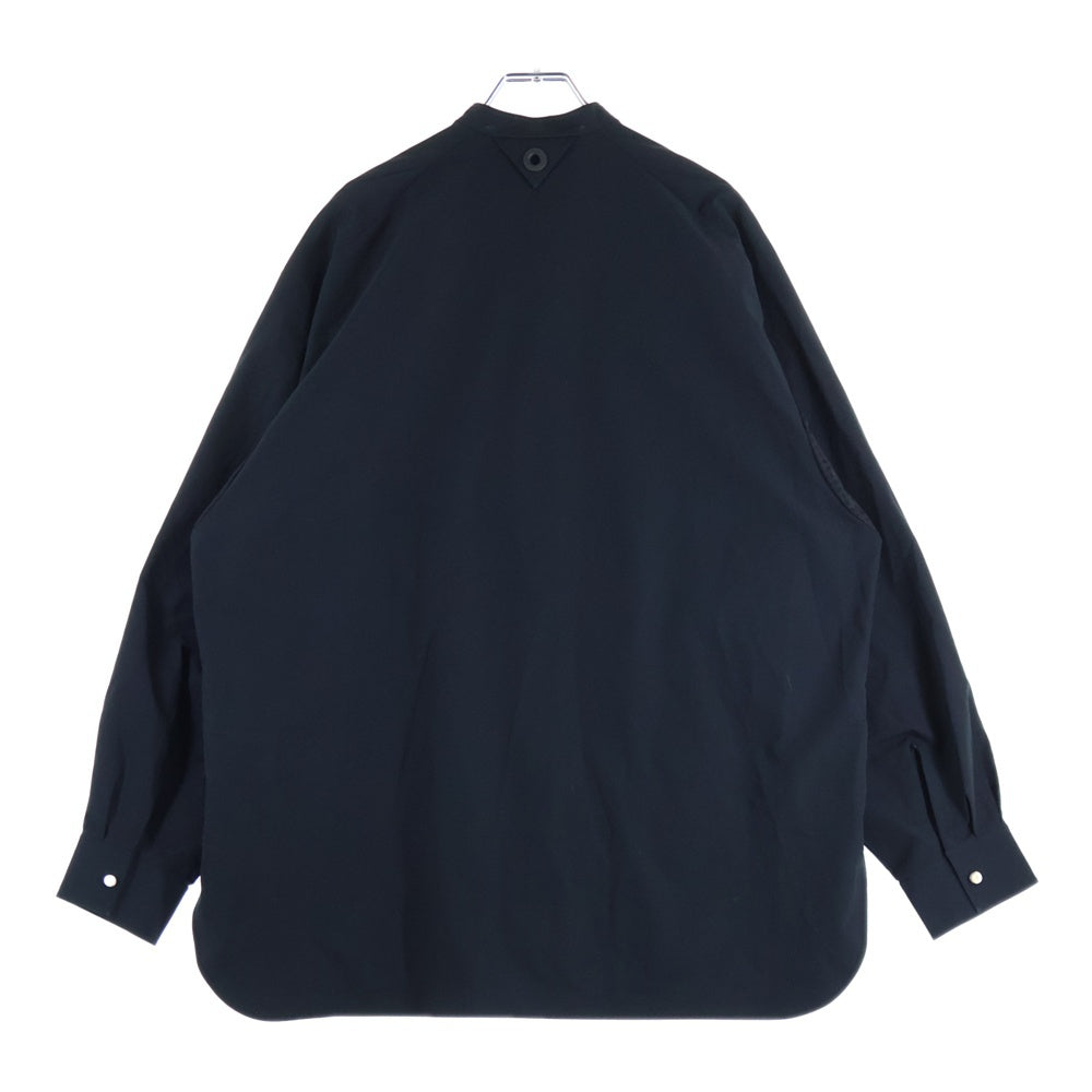 White Mountaineering(ホワイトマウンテニアリング) 25SS MID GUSSET SLEEVE WIDE SHIRT ミッド ガゼット スリーブ ワイド シャツ ブラック BK2571101