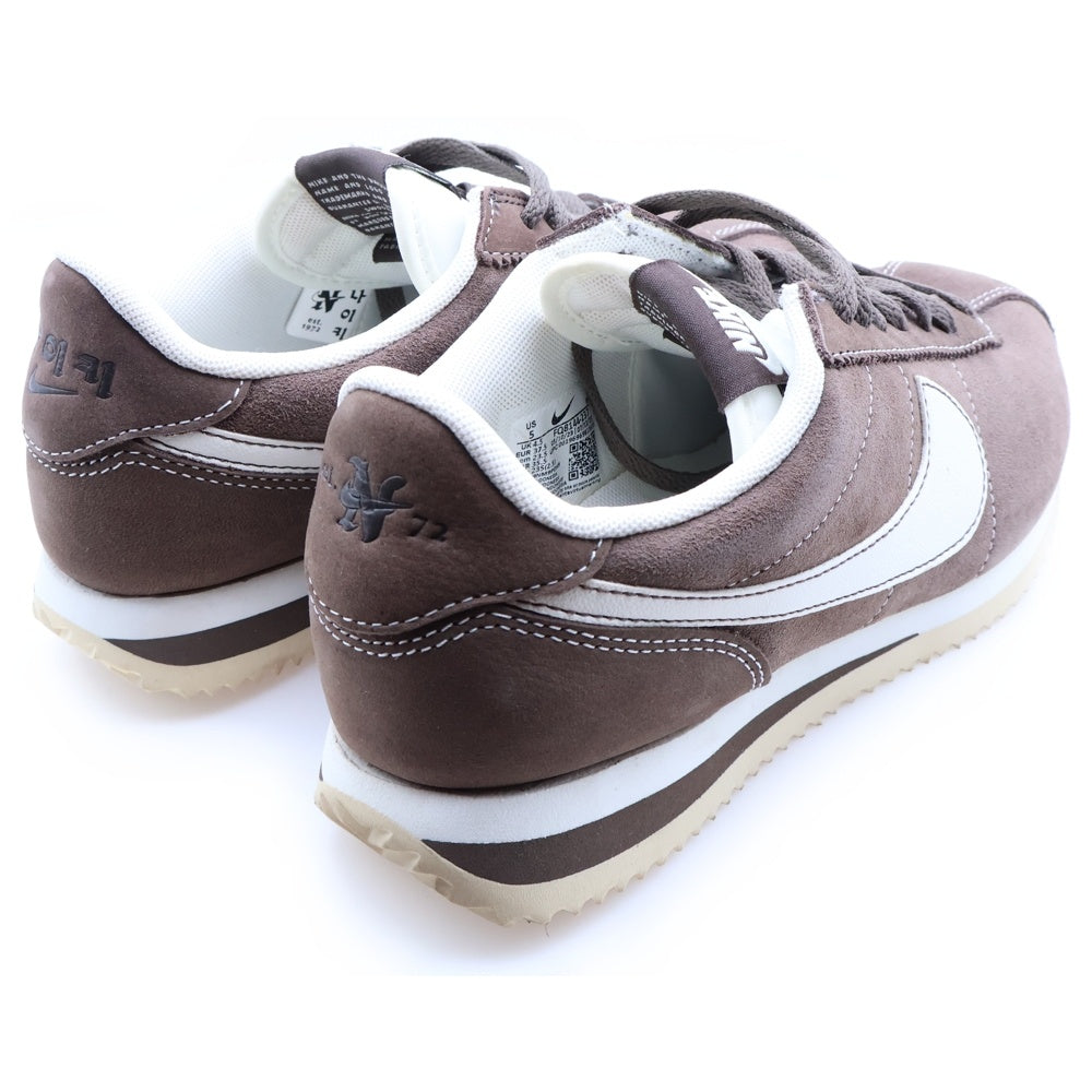 NIKE(ナイキ) CORTEZ SE BAROQUE コルテッツ ハングルデイ ローカットスニーカー ブラウン US5/23.5cm ブラウン レディース FQ8144-237
