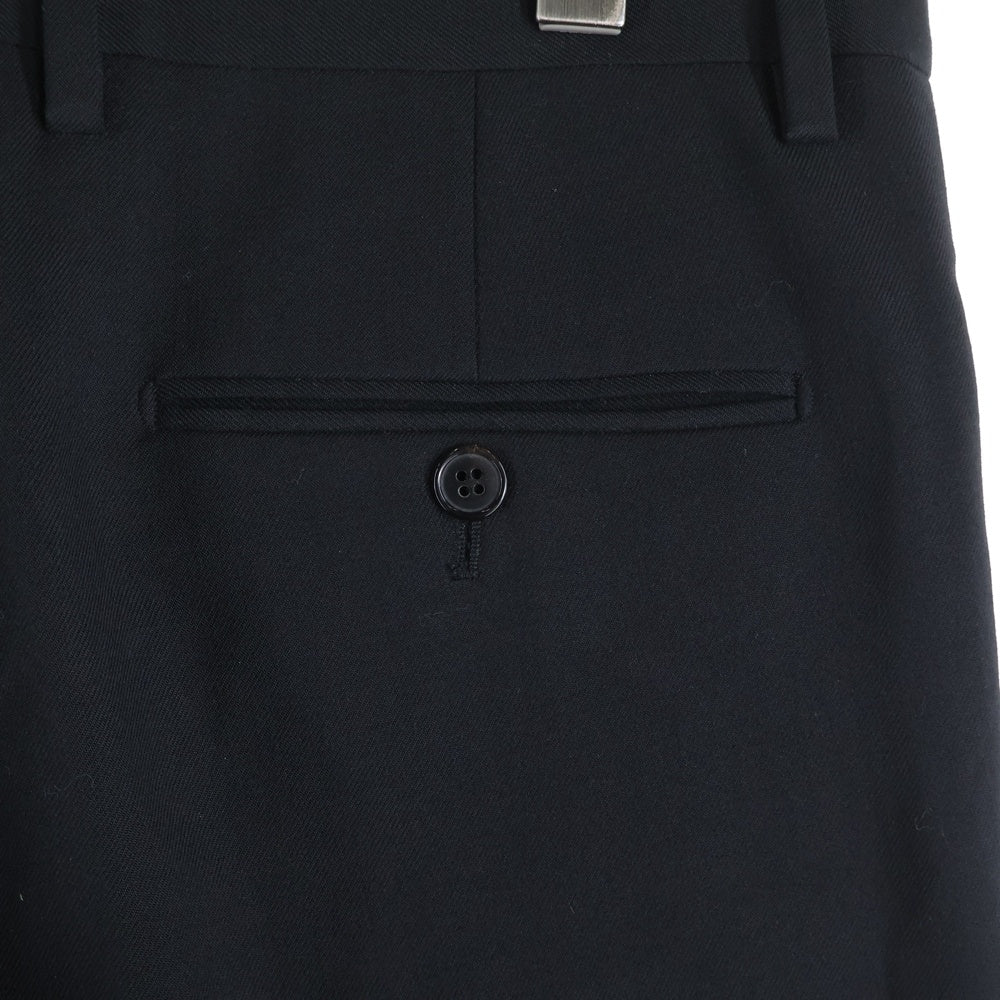 SAINT LAURENT PARIS(サンローランパリ) Wool Slacks Pants ウール スラックス パンツ ブラック 329957 Y639F