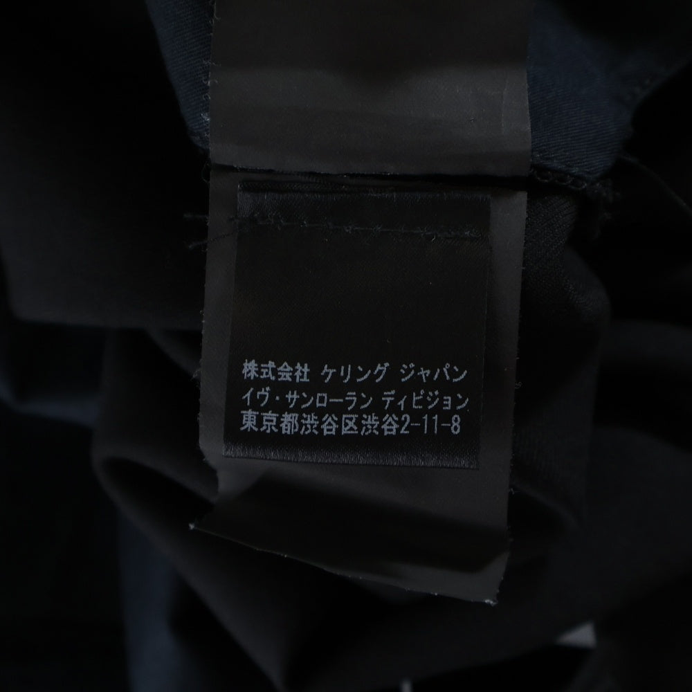 SAINT LAURENT PARIS(サンローランパリ) Wool Slacks Pants ウール スラックス パンツ ブラック 329957 Y639F