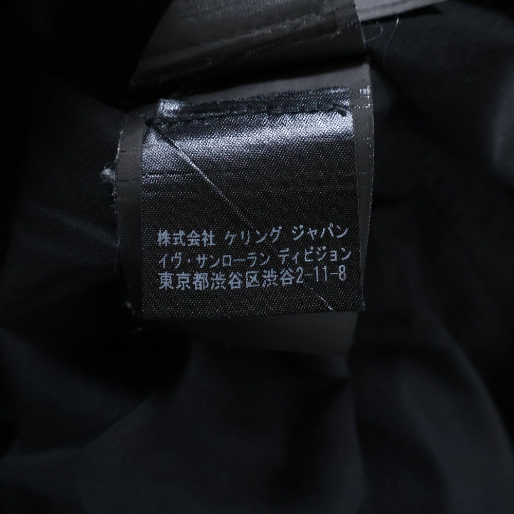 SAINT LAURENT PARIS(サンローランパリ) 14SS エディ期 ドレス 長袖シャツ ブラック 340855 Y716F