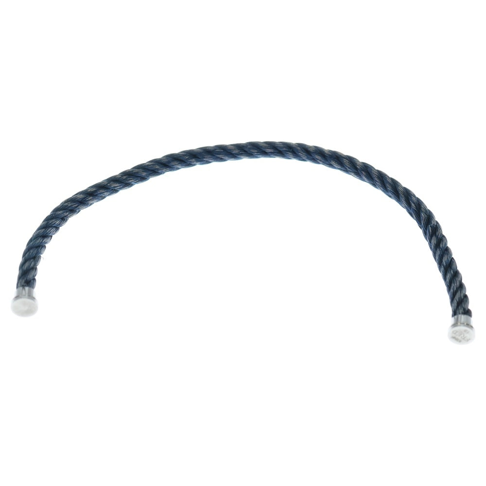 FRED(フレッド) ブレスレット バングル スチールケーブル ネイビー