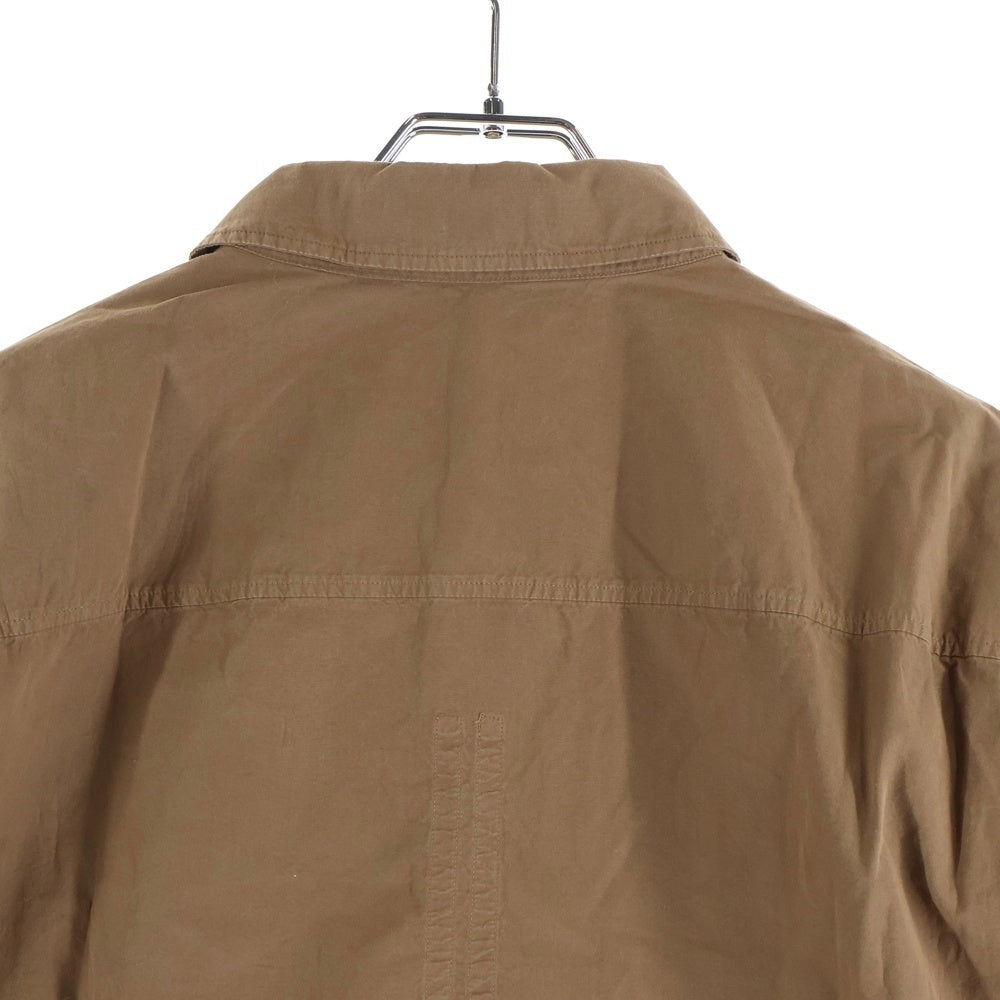 DRKSHDW(ダークシャドウ) Outershir オーバーサイズ長袖シャツ ブラウン DU01D1296-P