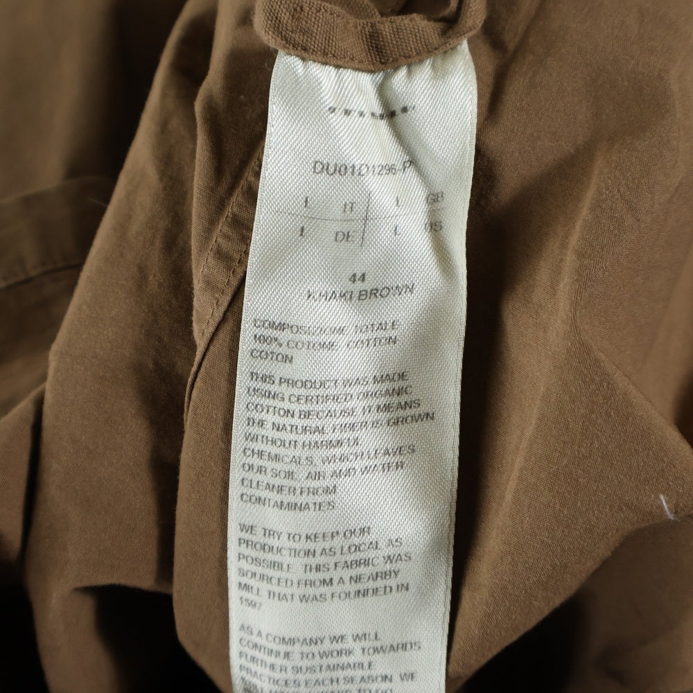 DRKSHDW(ダークシャドウ) Outershir オーバーサイズ長袖シャツ ブラウン DU01D1296-P