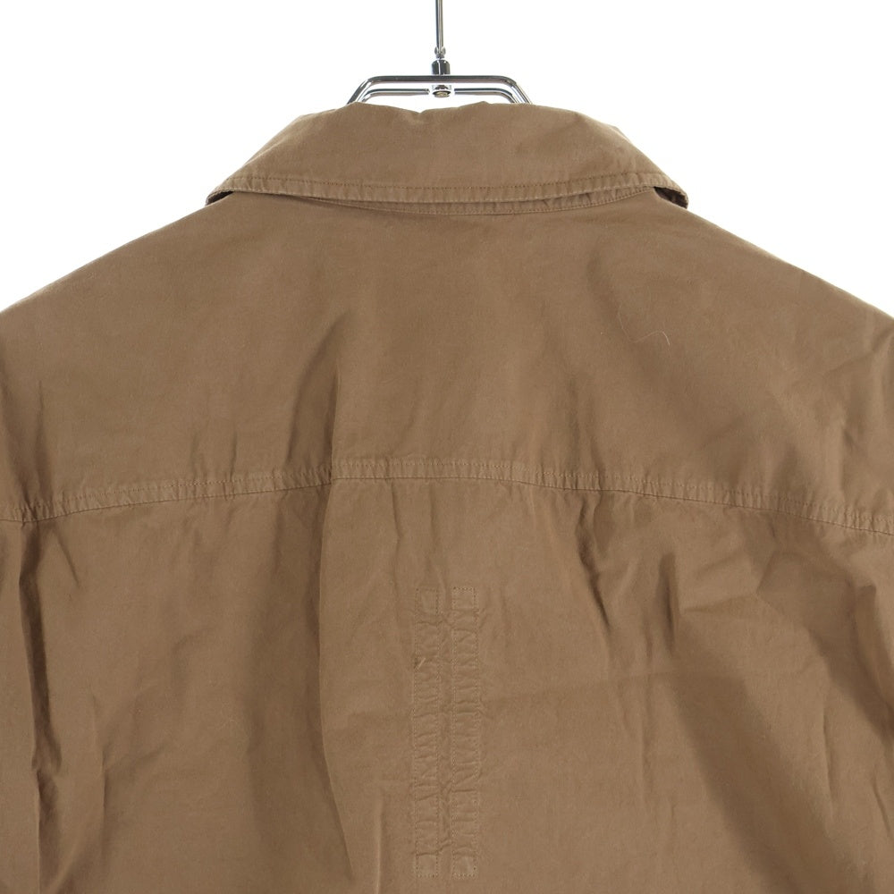 DRKSHDW(ダークシャドウ) Outershir オーバーサイズ長袖シャツ ブラウン DU01D1296-P