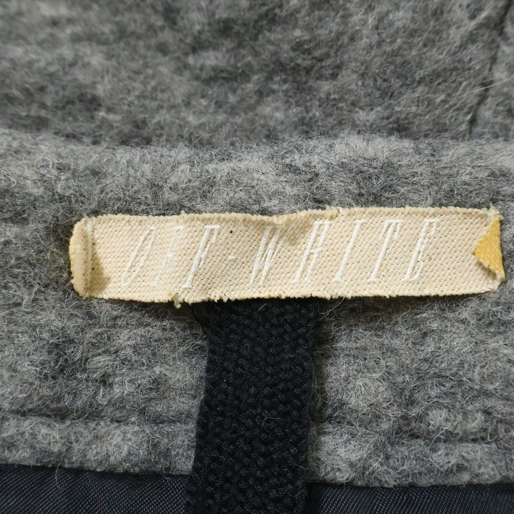 OFF-WHITE(オフホワイト) ドローコードデザイン ウールハーフパンツ ショートパンツ グレー OMCB003F150080340800
