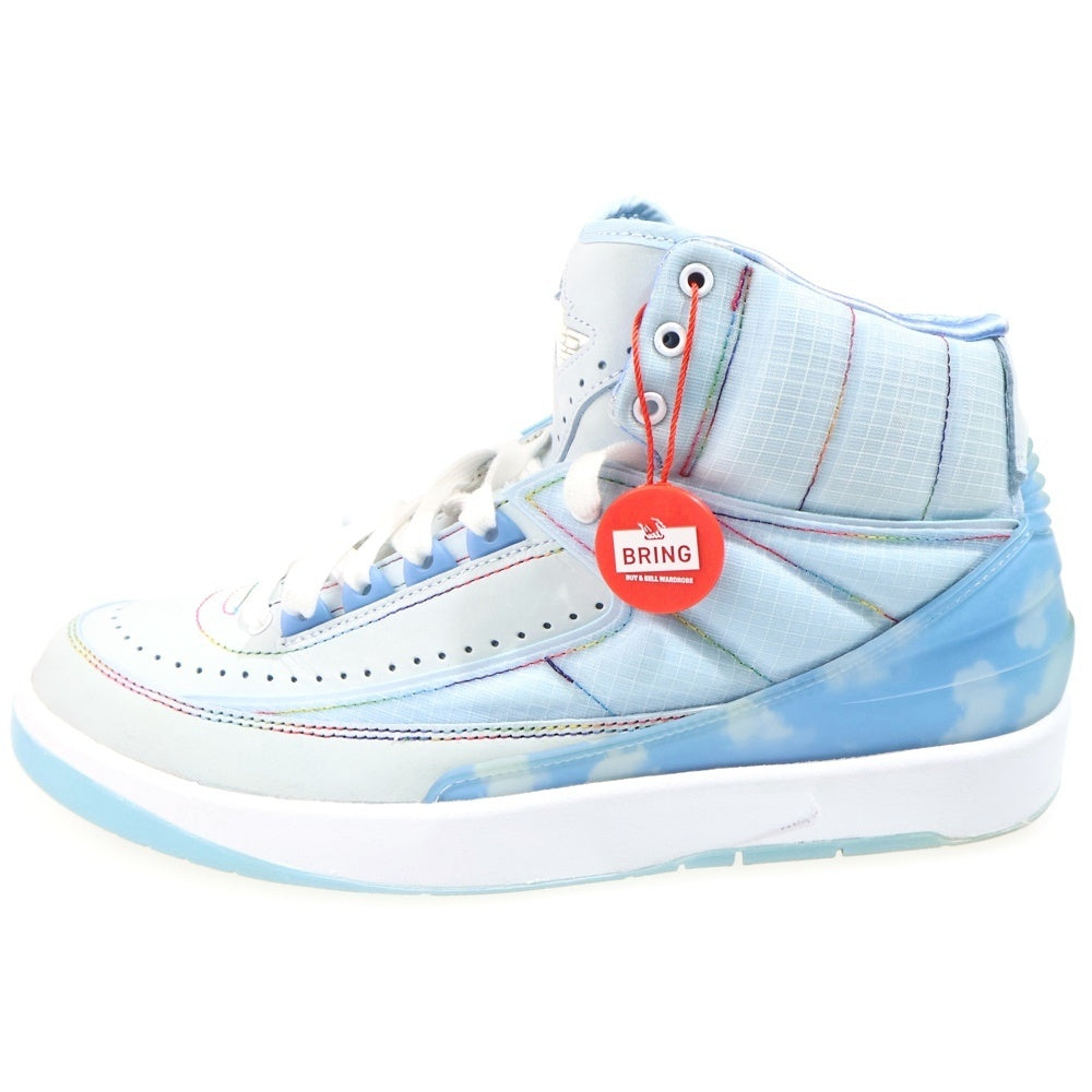 NIKE(ナイキ) ×J.BALVIN AIR JORDAN2 RETRO SP DQ7691-419 Jバルビン エアジョーダン2 レトロ ハイカットスニーカー ブルー US8.5/26.5cm