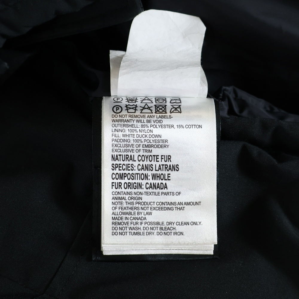 CANADA GOOSE(カナダグース) MACKENZIE PARKA マッケンジーパーカ ファーフーデッド ダウンジャケット コート ブラック 2302JL