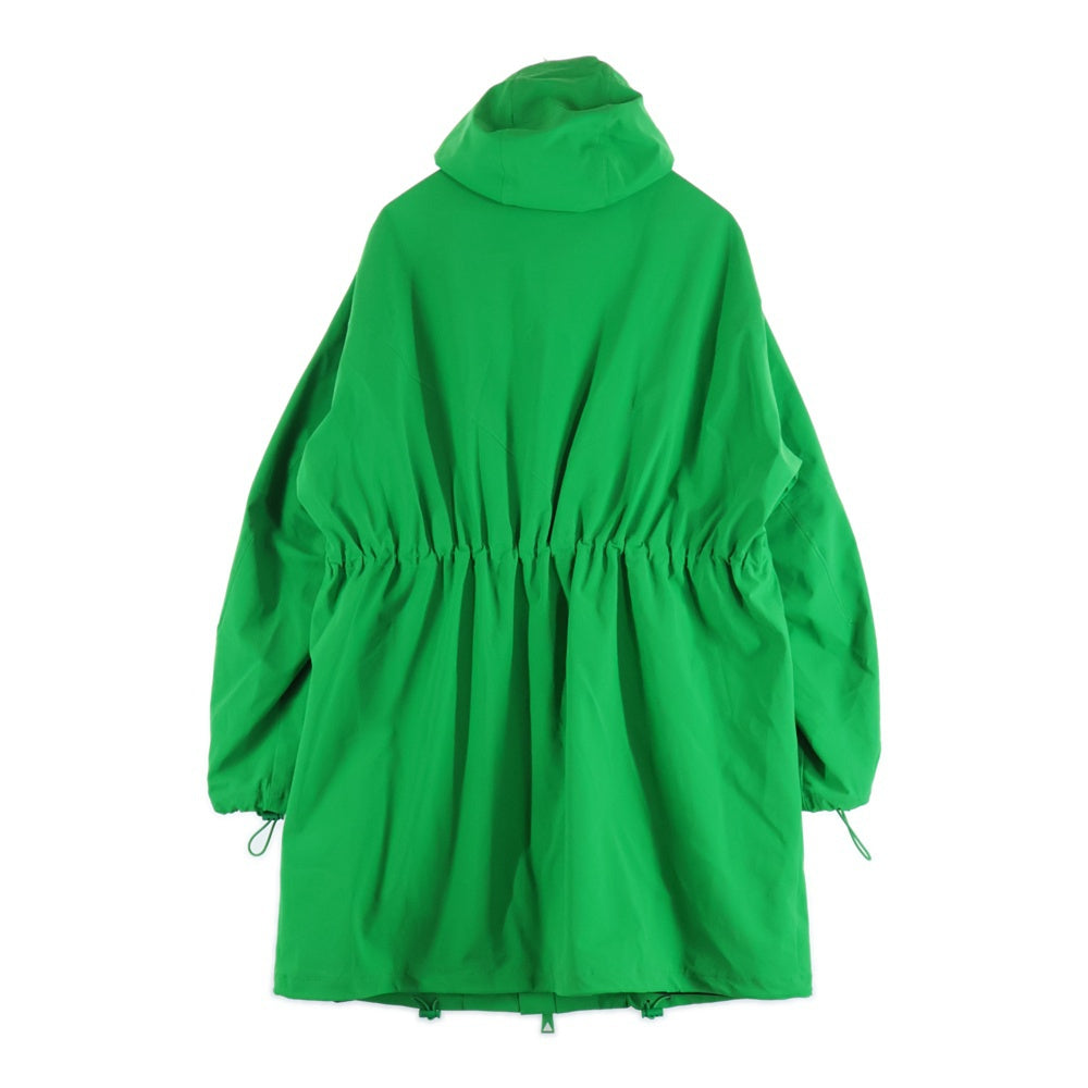 BOTTEGA VENETA(ボッテガヴェネタ) Nylon Hooded Coat ジップアップナイロンジャケット ナイロンコート グリーン 664279 V02O0