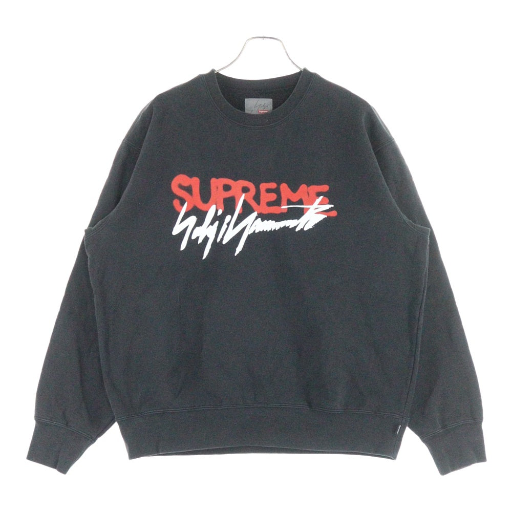 SUPREME(シュプリーム) 20AW ×Yohji Yamamoto Crewneck ヨウジヤマモト クルーネックスウェットトレーナー ブラック