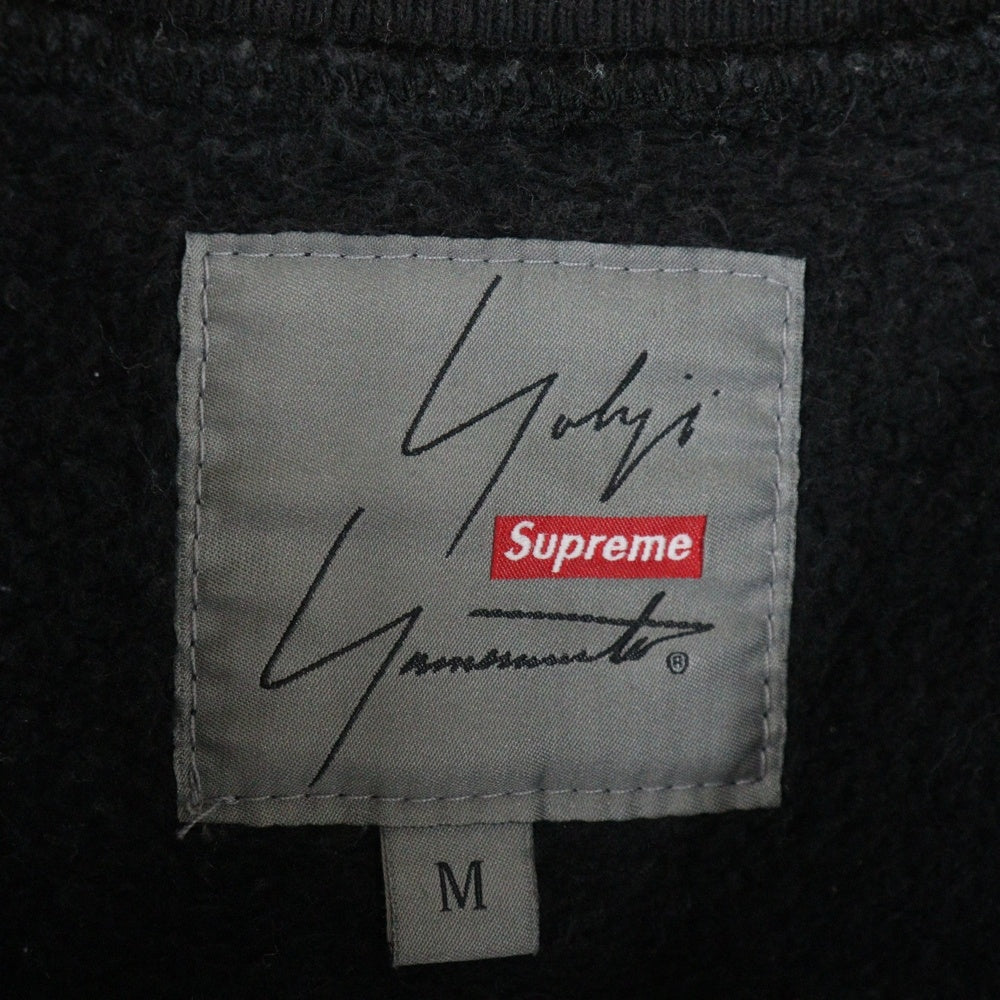 SUPREME(シュプリーム) 20AW ×Yohji Yamamoto Crewneck ヨウジヤマモト クルーネックスウェットトレーナー ブラック