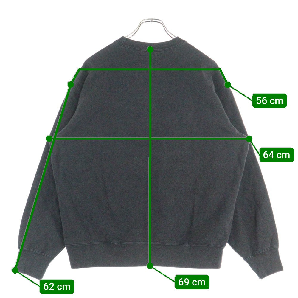 SUPREME(シュプリーム) 20AW ×Yohji Yamamoto Crewneck ヨウジヤマモト クルーネックスウェットトレーナー ブラック