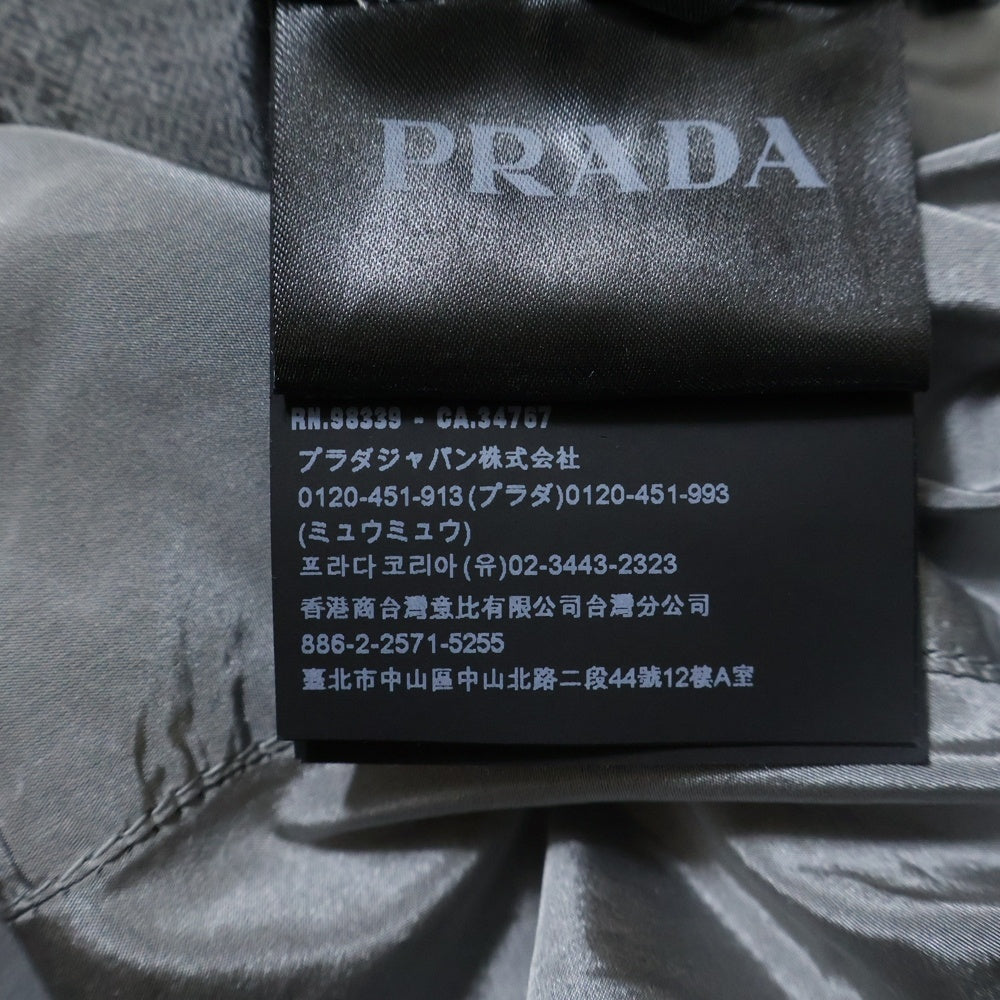 PRADA(プラダ) 22AW Nylon Jump Suit トライアングルロゴ ナイロンジャンプスーツ グレー SGC096