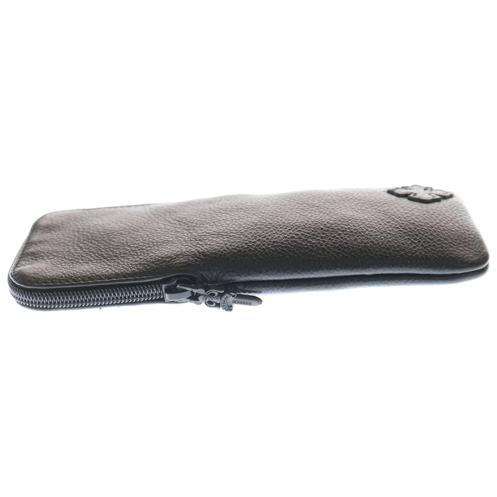 CHROME HEARTS(クロムハーツ) CASE ダガージップ アイウェアケース レザー眼鏡ケース ブラック