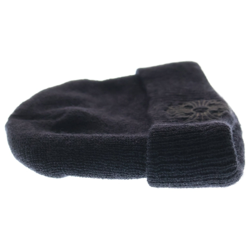 CHROME HEARTS(クロムハーツ) WOOL WATCH CAP CHプラス刺繍ウールビーニー ニット帽 帽子 ブラック