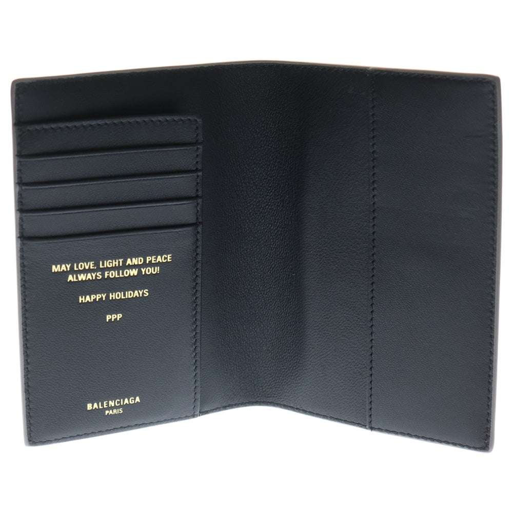 BALENCIAGA(バレンシアガ) カーフスキン パスポートホルダー グレー 787742