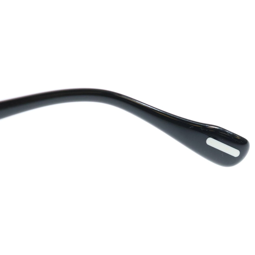 YUICHI TOYAMA(ユウイチ トヤマ) セルフレーム アイウェア 眼鏡 ブラック U-129