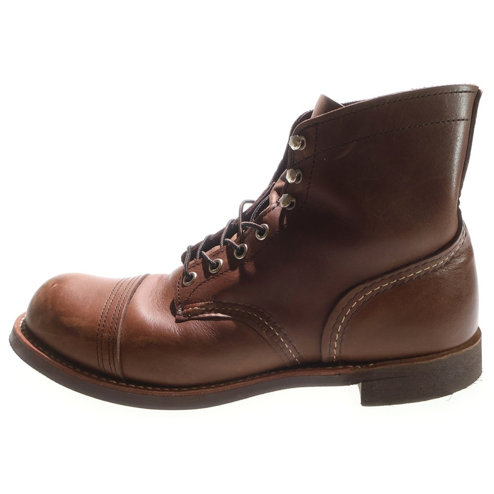 RED WING(レッド ウイング) IRON RANGER アイアンレンジャー ビブラムソール ハイカットレザーシューズ ブーツ ブラウン 8111