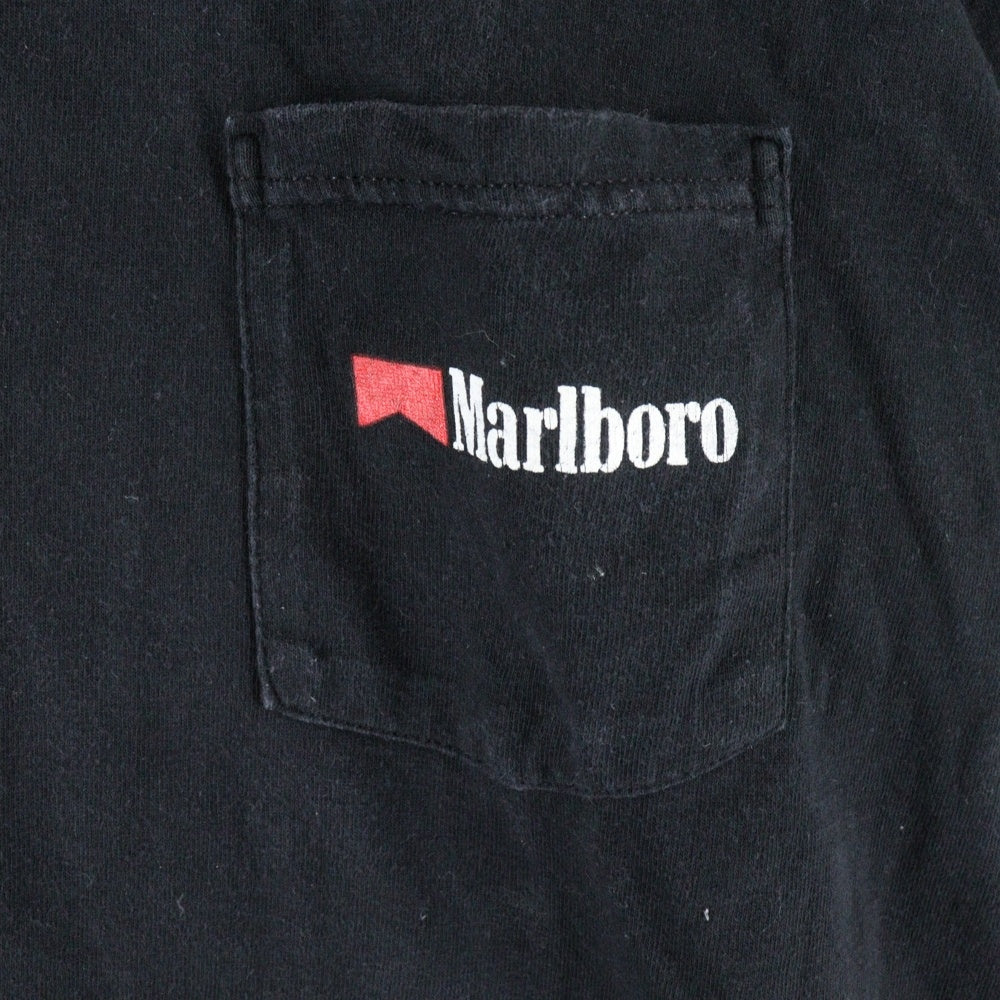 VINTAGE(ヴィンテージ) 90s Marboro Cowboy BACKPRINT マルボロ カウボーイ バックプリント Tシャツ 半袖カットソー ブラック