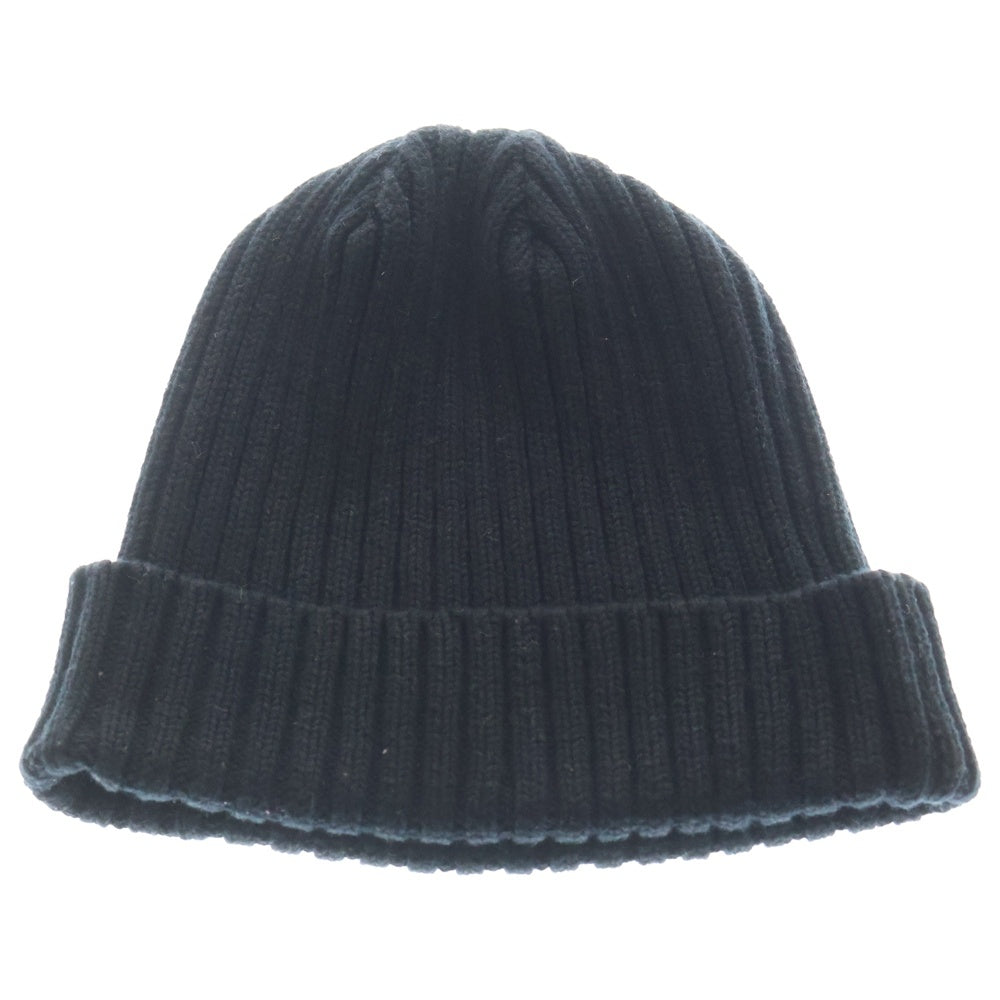 KIJIMA TAKAYUKI(キジマタカユキ) COTTON BEANIE コットン ビーニー ニットキャップ 帽子 ブラック EKN-001A