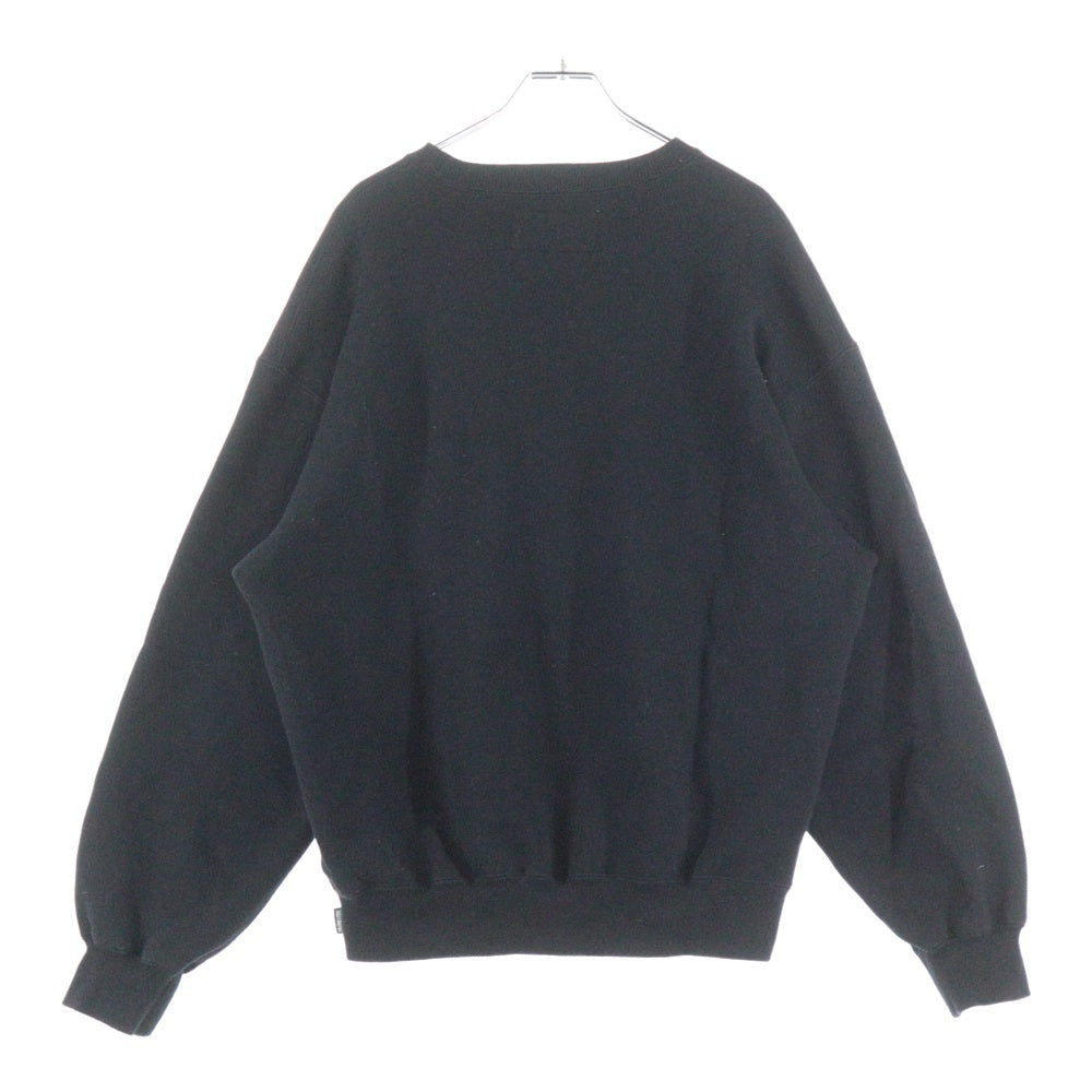 WACKO MARIA(ワコマリア) MIDDLE WEIGHT CREW NECK SWEAT SHIRT ミドルウェイト クルーネック スウェットシャツ ブラック