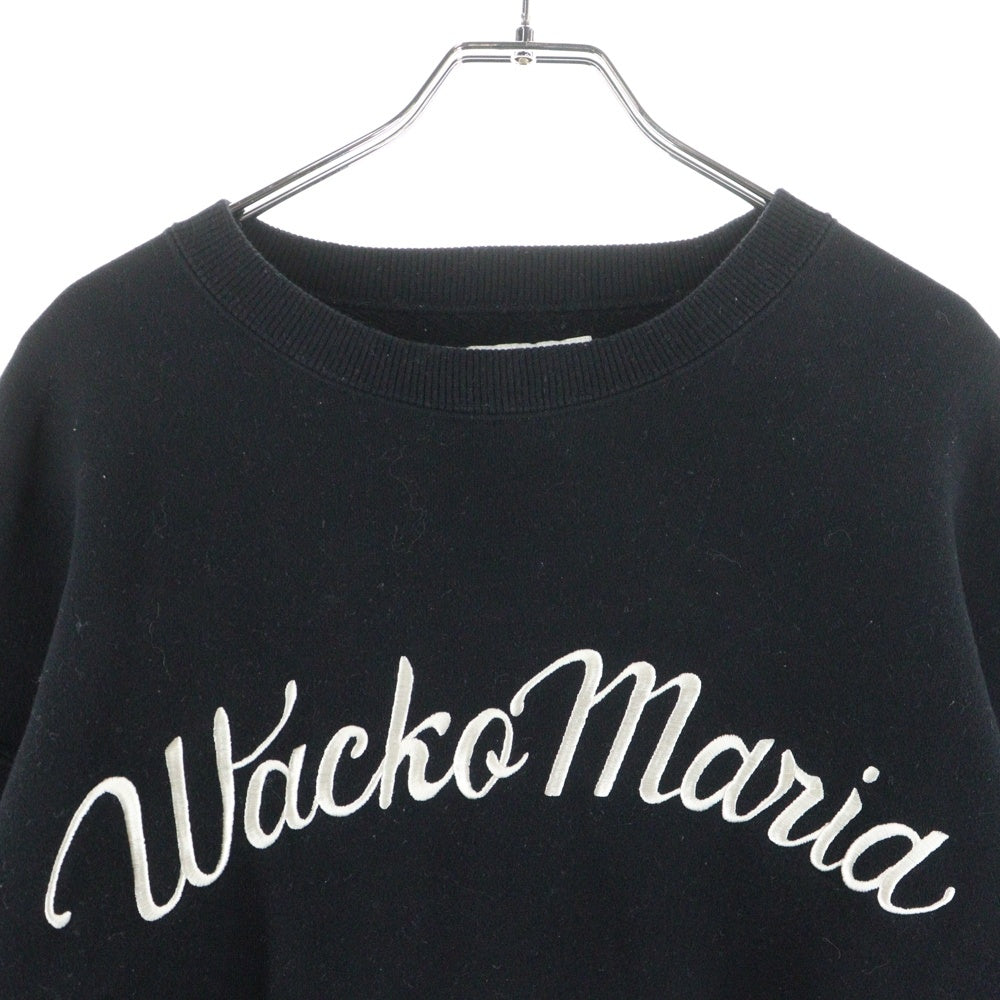 WACKO MARIA(ワコマリア) MIDDLE WEIGHT CREW NECK SWEAT SHIRT ミドルウェイト クルーネック スウェットシャツ ブラック