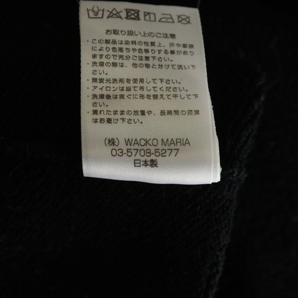 WACKO MARIA(ワコマリア) MIDDLE WEIGHT CREW NECK SWEAT SHIRT ミドルウェイト クルーネック スウェットシャツ ブラック