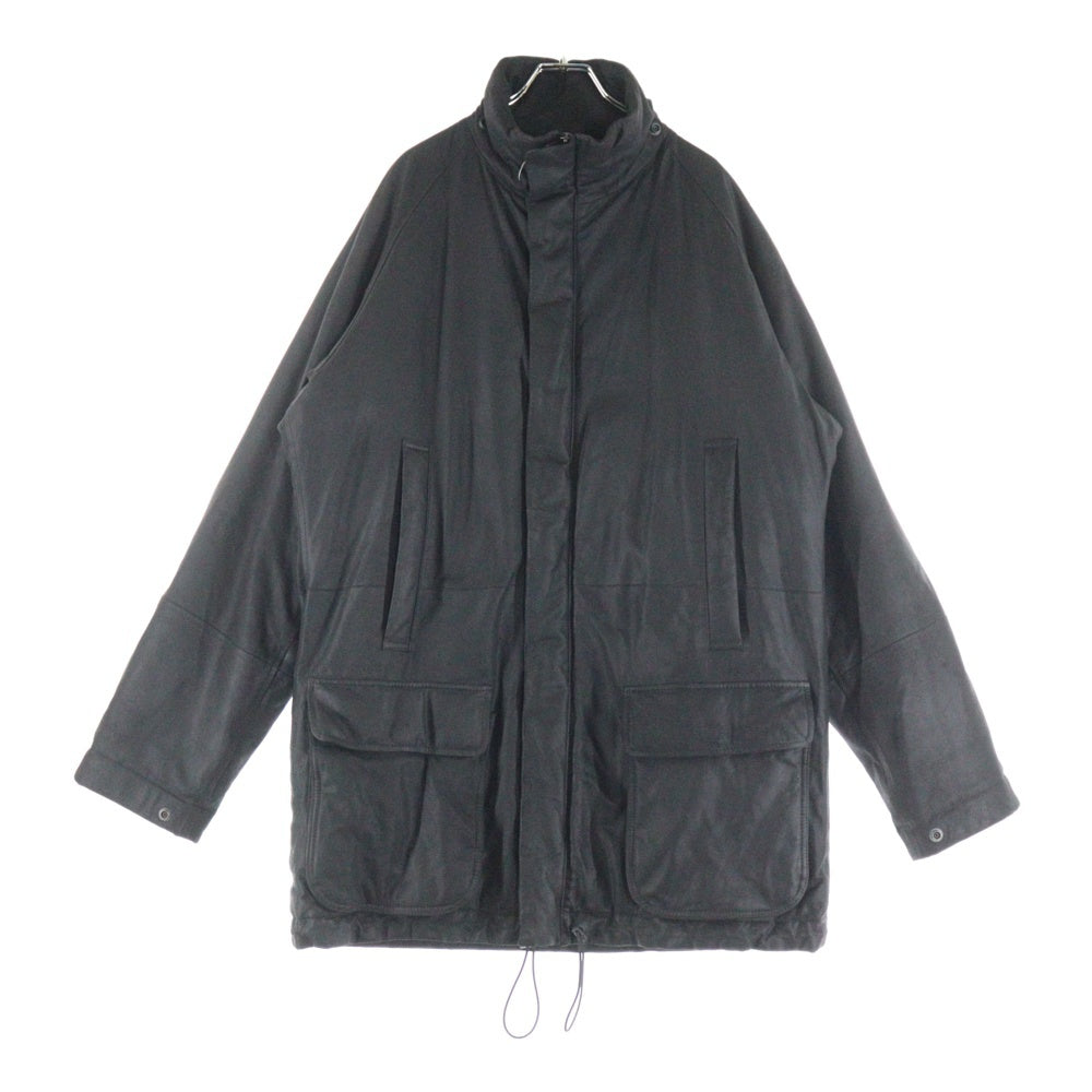 Yohji Yamamoto POUR HOMME(ヨウジヤマモト プールオム) 21AW ×BACKLASH バックラッシュ ゴートダブルフェイス ダウンジャケット ブラック HX-Y92-703